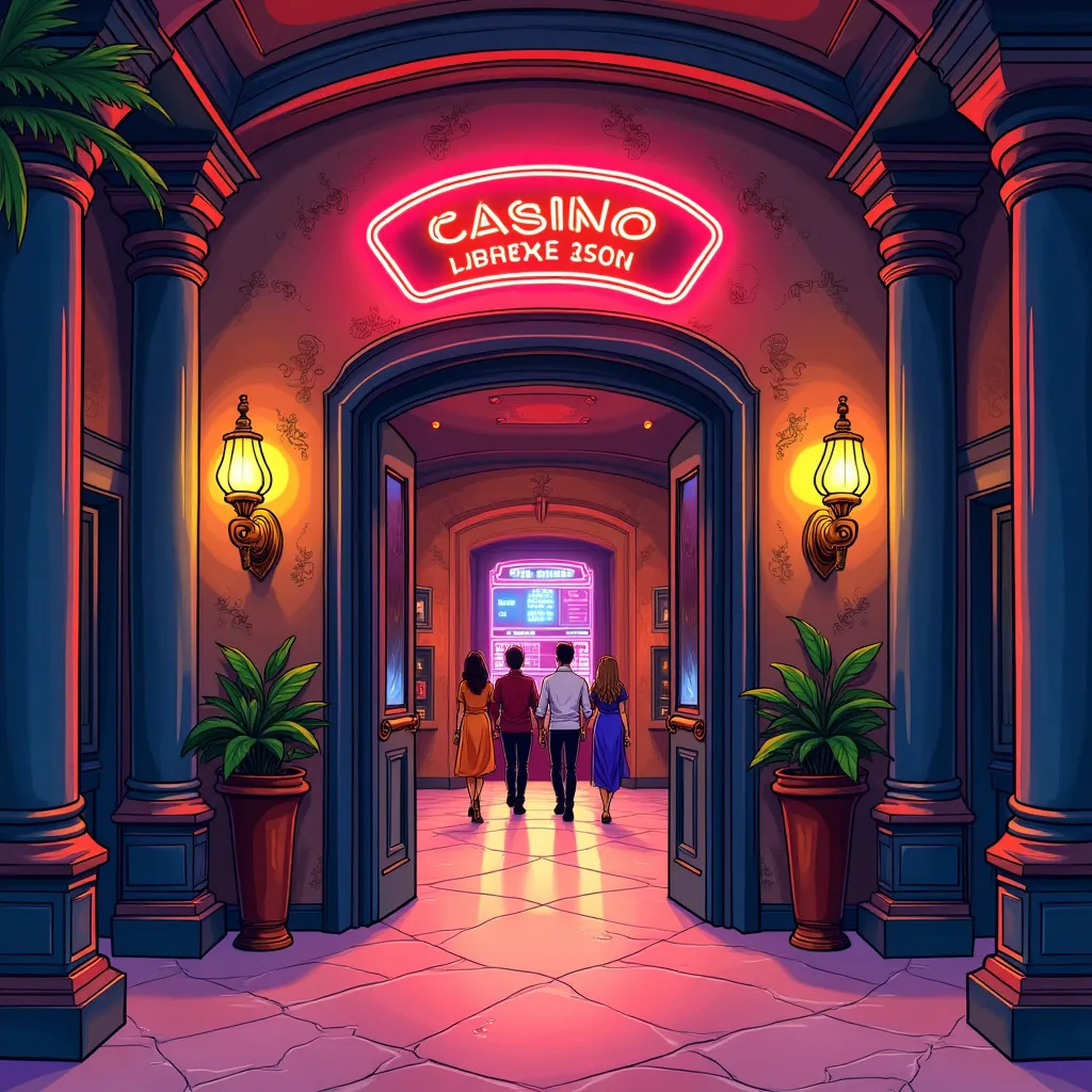 Royal Bets live casino hero background with neon table lights